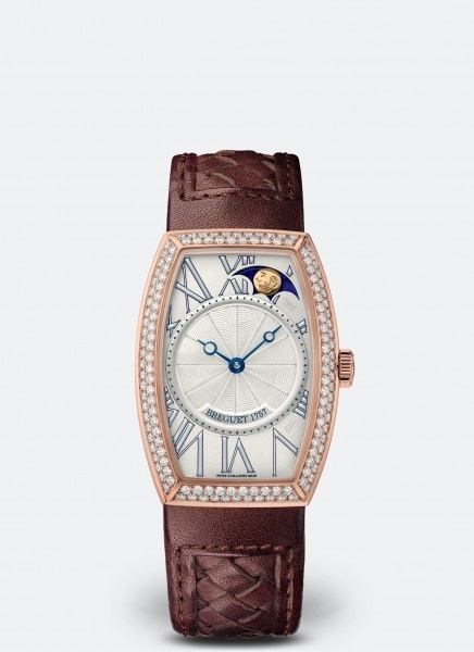 Breguet 8861BR/11/386/D000 : Héritage Moonphase 8861 Rose Gold - Diamond / Silver
