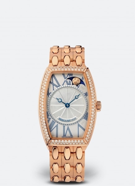 Breguet 8861BR/11/RB0/D000 : Héritage Moonphase 8861 Rose Gold - Diamond / Silver / Bracelet