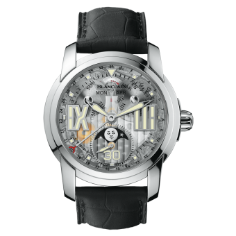 Blancpain 8866-1500-53B : L-Evolution Quantieme Complet 8 Jours White Gold