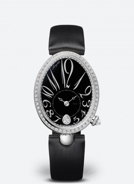 Breguet 8918BB/2N/764/D00D : Reine de Naples 8918 White Gold - Diamond / Black