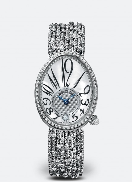 Breguet 8918BB/58/J31/D0DD : Reine de Naples 8918 White Gold - Diamond / MOP / Bracelet