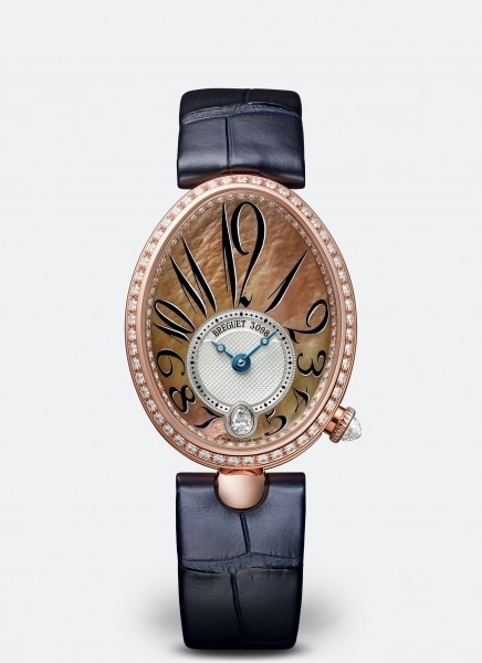 Breguet 8918BR/5T/964/D00D3L : Reine de Naples 8918 Rose Gold - Diamond / Champagne MOP