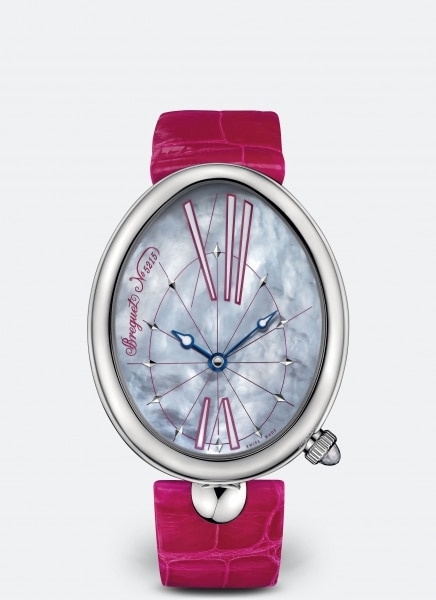 Breguet 8967ST/G1/986 : Reine de Naples 8967 Stainless Steel / Pink MOP