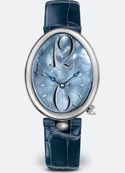 Breguet 8967ST/V8/986 : Reine de Naples 8967 Stainless Steel / Blue MOP