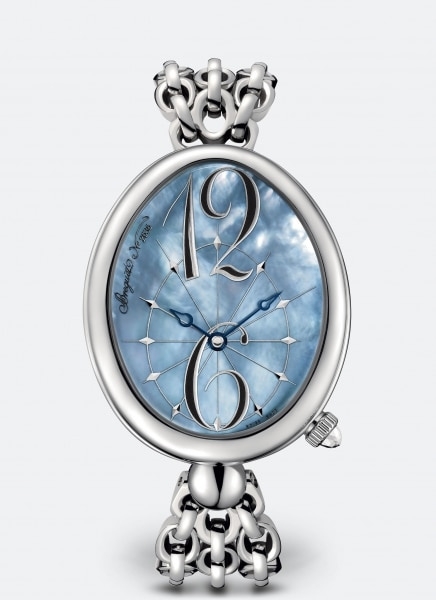 Breguet 8967ST/V8/J50 : Reine de Naples 8967 Stainless Steel / Blue MOP / Bracelet