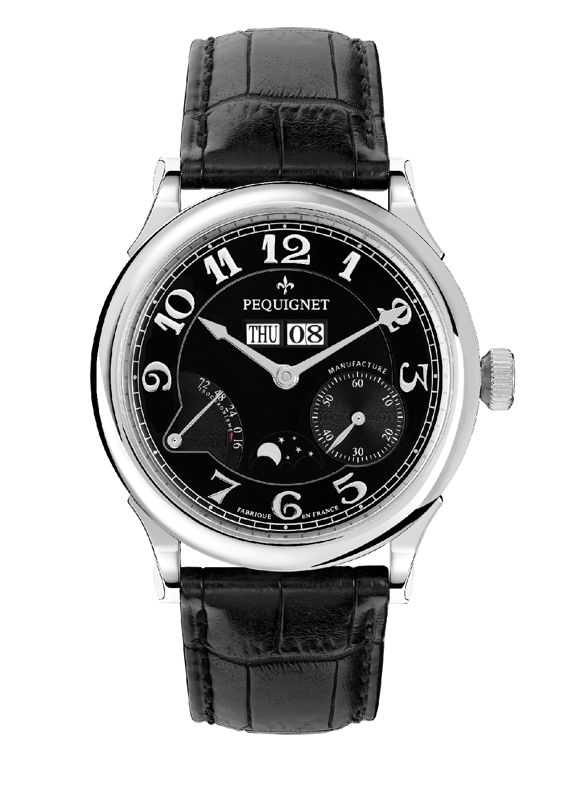 Pequignet 9007443CN : Paris Royal Moonphase Black