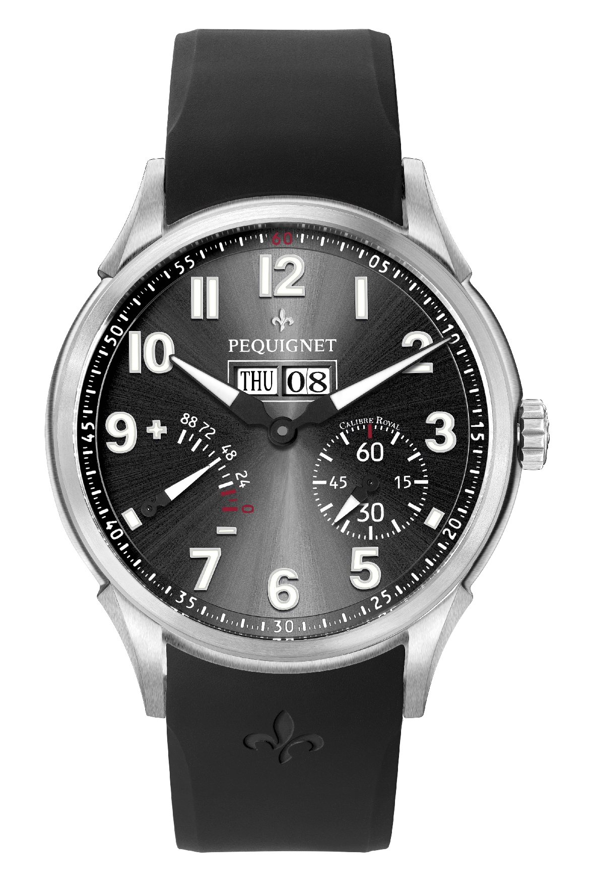 Pequignet 9022733/30 : Royale Titane Grey / Rubber