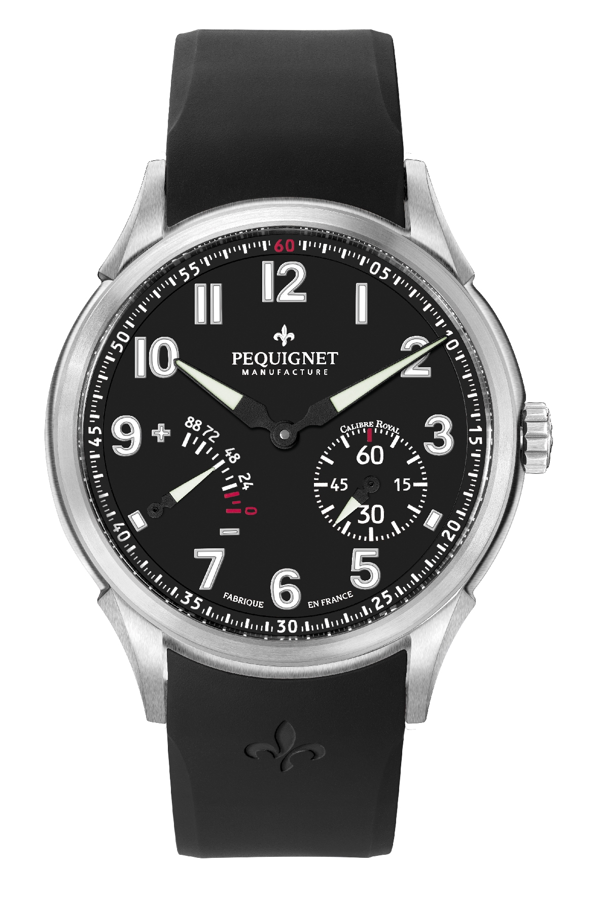 Pequignet 9032843 / 30 : Royale Titane Black / Rubber