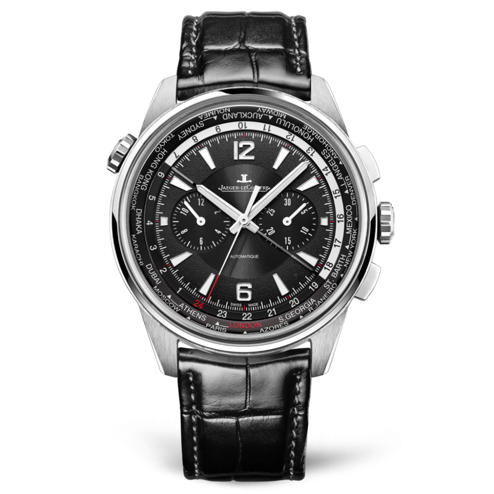 Jaeger-LeCoultre 905T470 : Polaris Chronograph WT Titanium / Black / Alligator