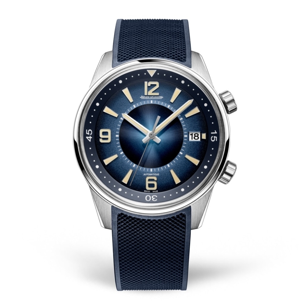 Jaeger-LeCoultre 9068681 : Polaris Automatic Stainless Steel / Vintage Blue / Rubber
