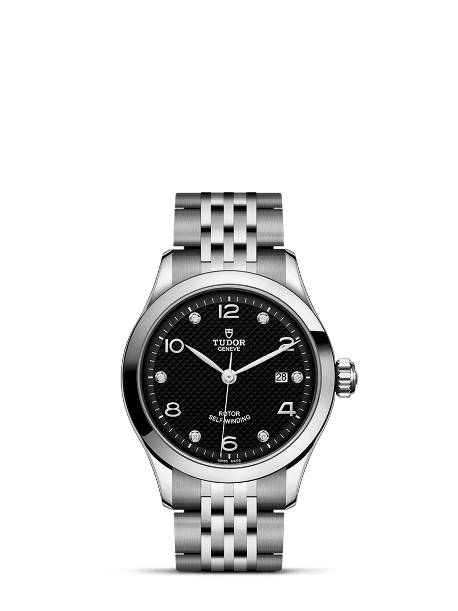 Tudor 91350-0004 : 1926 28 Stainless Steel / Black - Diamond
