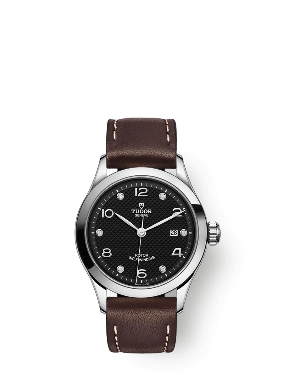Tudor 91350-0009 : 1926 28 Stainless Steel / Black - Diamond / Strap