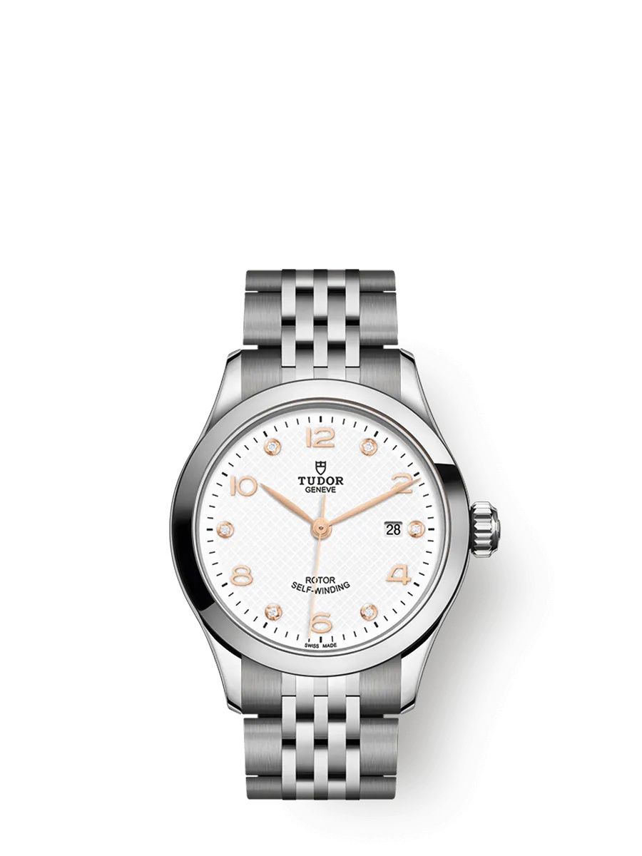 Tudor 91350-0013 : 1926 28 Stainless Steel / White - Diamond