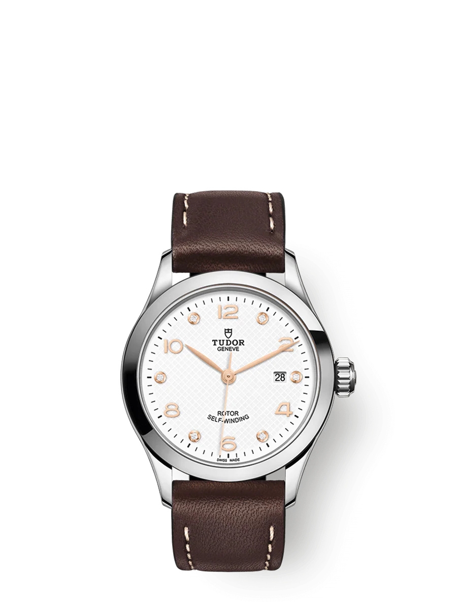 Tudor 91350-0014 : 1926 28 Stainless Steel / White - Diamond / Strap