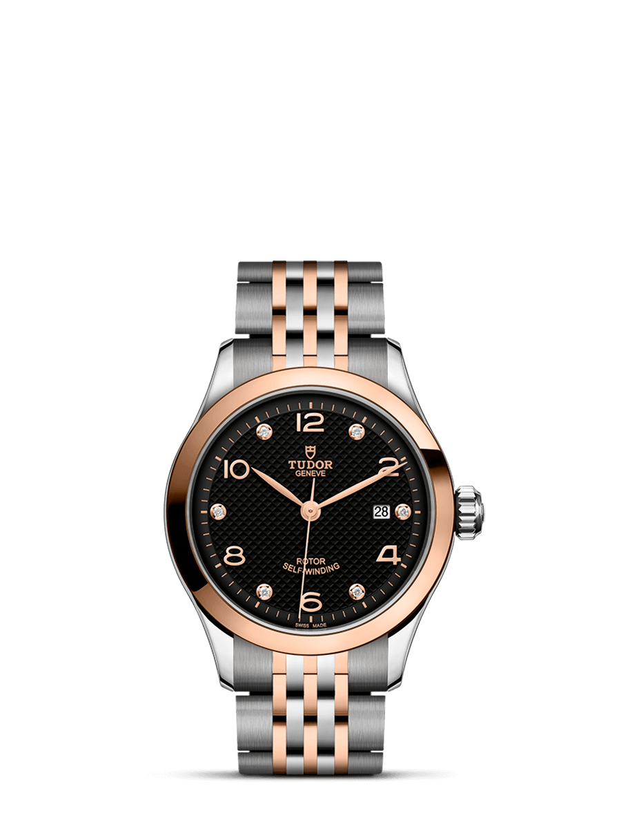 Tudor 91351-0004 : 1926 28 Stainless Steel / Rose Gold / Black - Diamond