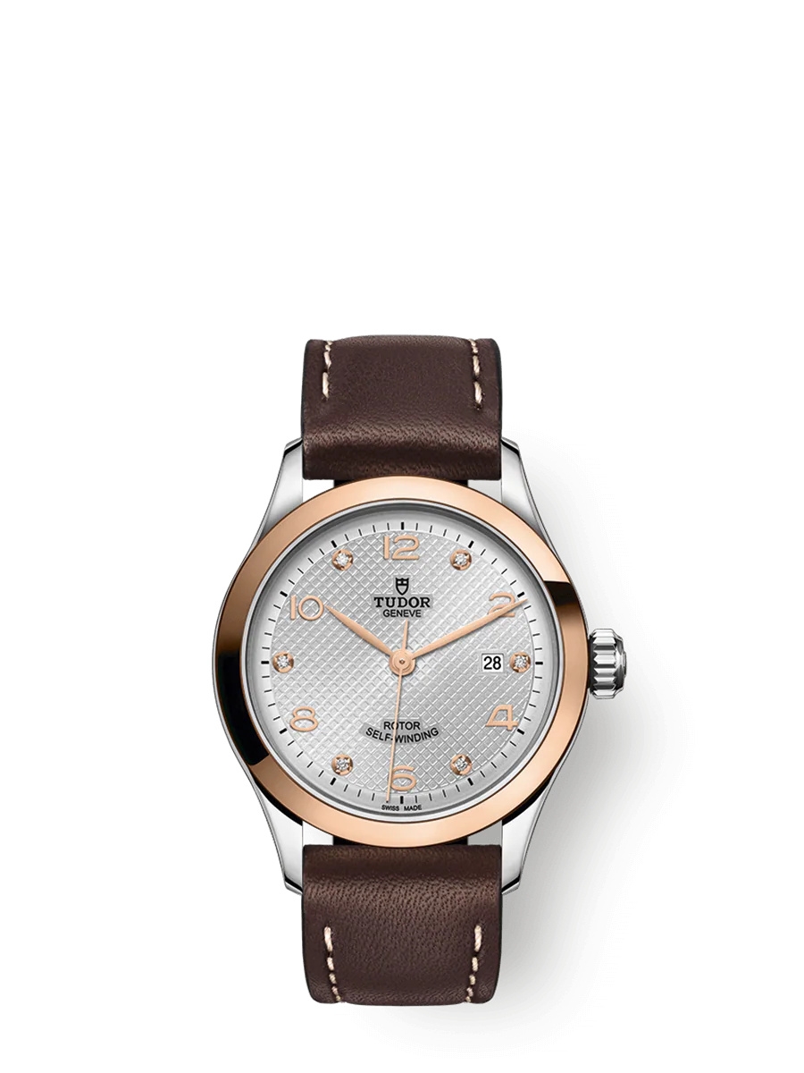 Tudor 91351-0006 : 1926 28 Stainless Steel / Rose Gold / Silver - Diamond / Strap