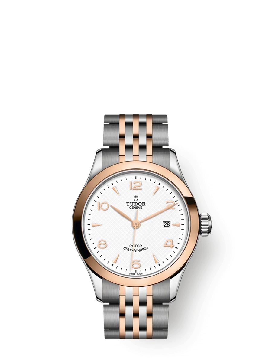 Tudor 91351-0009 : 1926 28 Stainless Steel / Rose Gold / White
