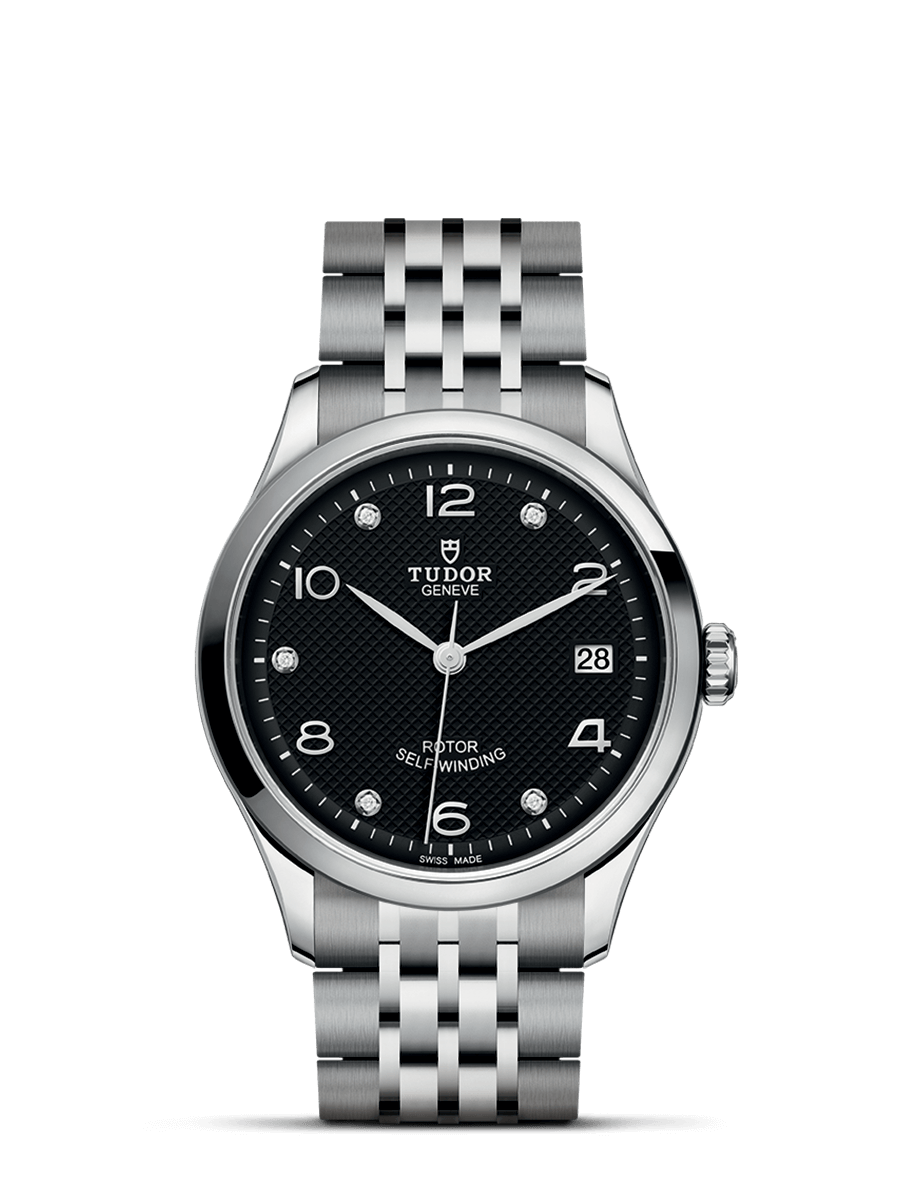 Tudor 91450-0004 : 1926 36 Stainless Steel / Black - Diamond