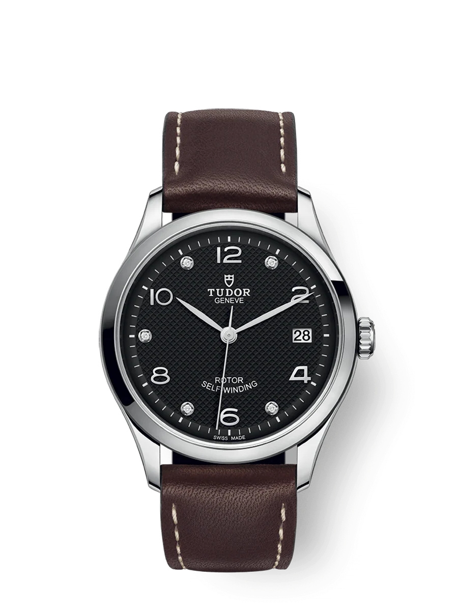 Tudor 91450-0009 : 1926 36 Stainless Steel / Black - Diamond / Strap