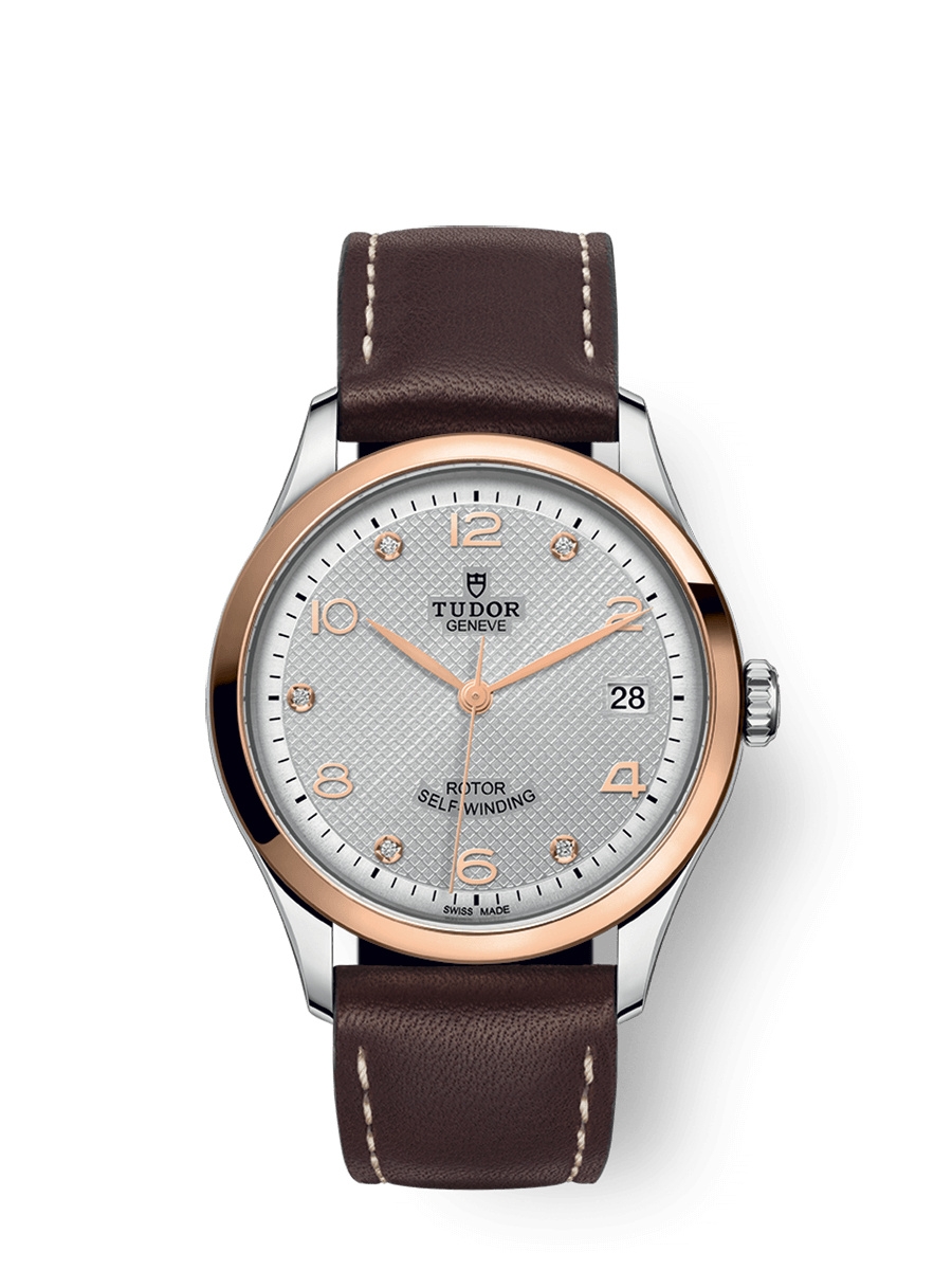 Tudor 91451-0006 : 1926 36 Stainless Steel / Rose Gold / Silver - Diamond / Strap