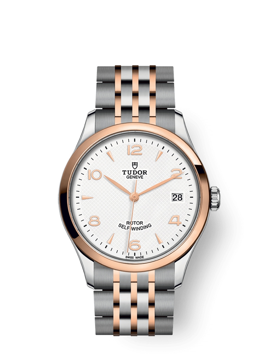 Tudor 91451-0009 : 1926 36 Stainless Steel / Rose Gold / White