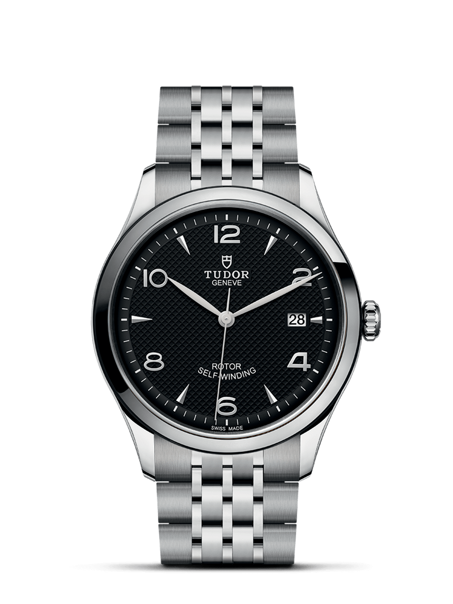 Tudor 91550-0002 : 1926 39 Stainless Steel / Black