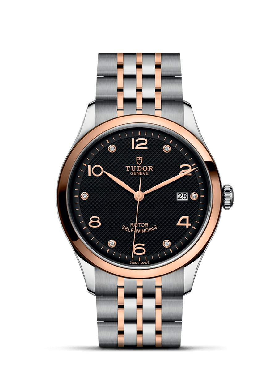 Tudor 91551-0004 : 1926 39 Stainless Steel / Rose Gold / Black - Diamond