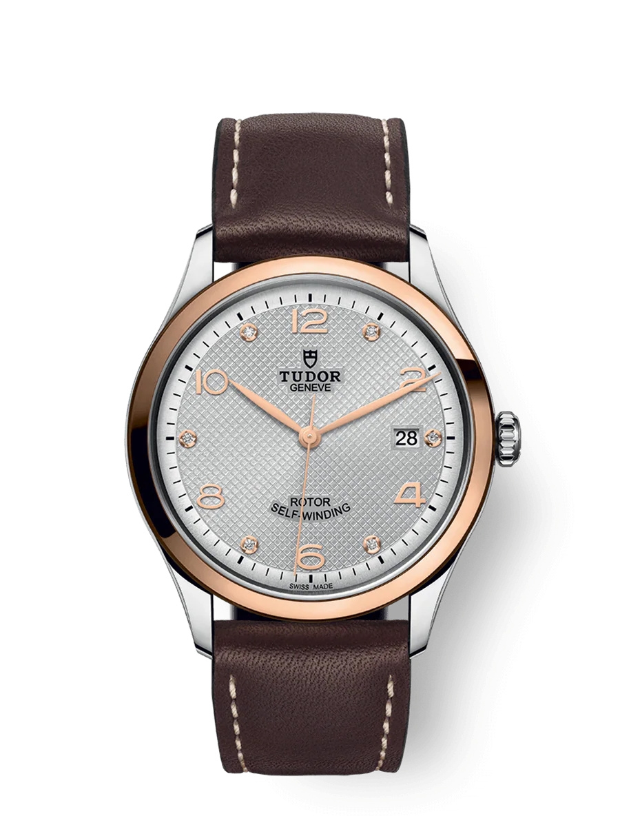 Tudor 91551-0006 : 1926 39 Stainless Steel / Rose Gold / Silver - Diamond / Strap