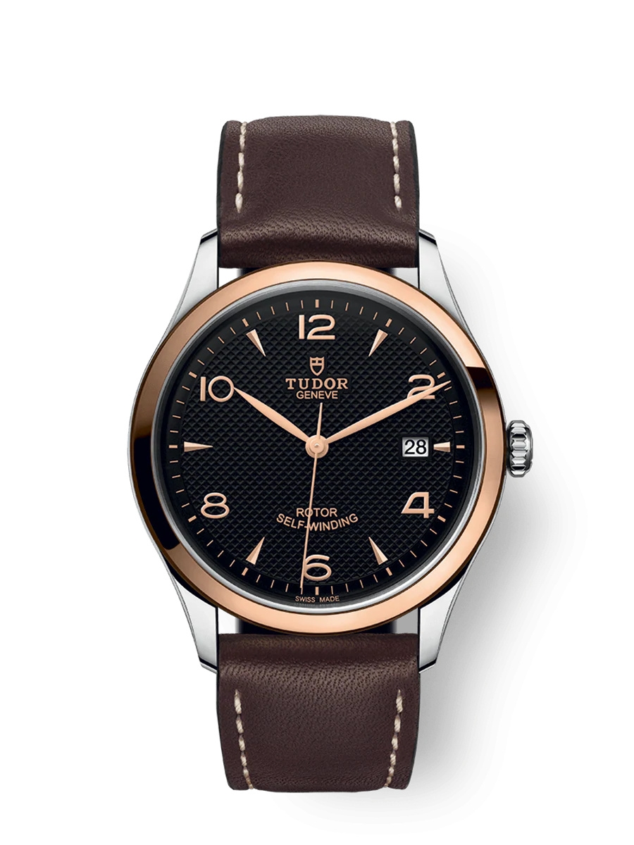 Tudor 91551-0007 : 1926 39 Stainless Steel / Rose Gold / Black / Strap