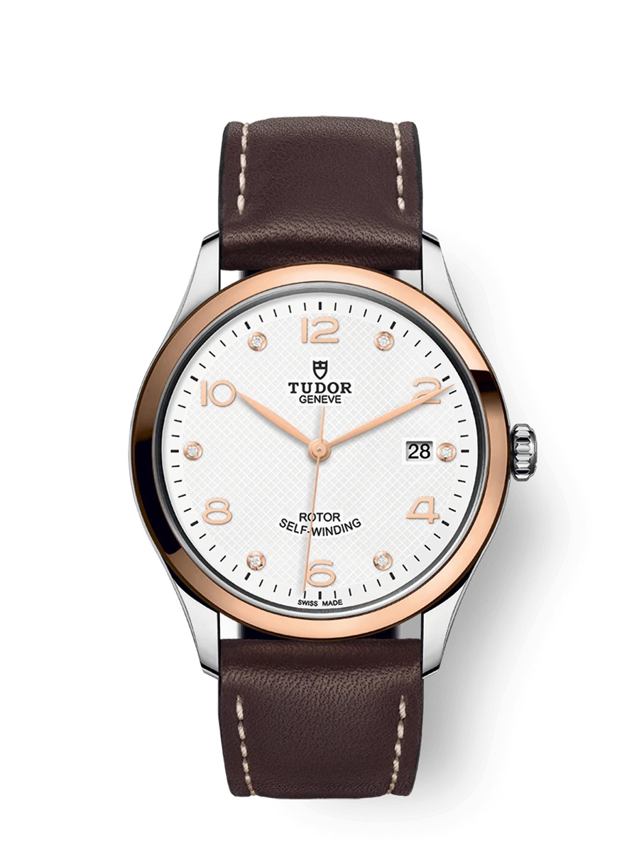 Tudor 91551-0012 : 1926 39 Stainless Steel / Rose Gold / White - Diamond / Strap