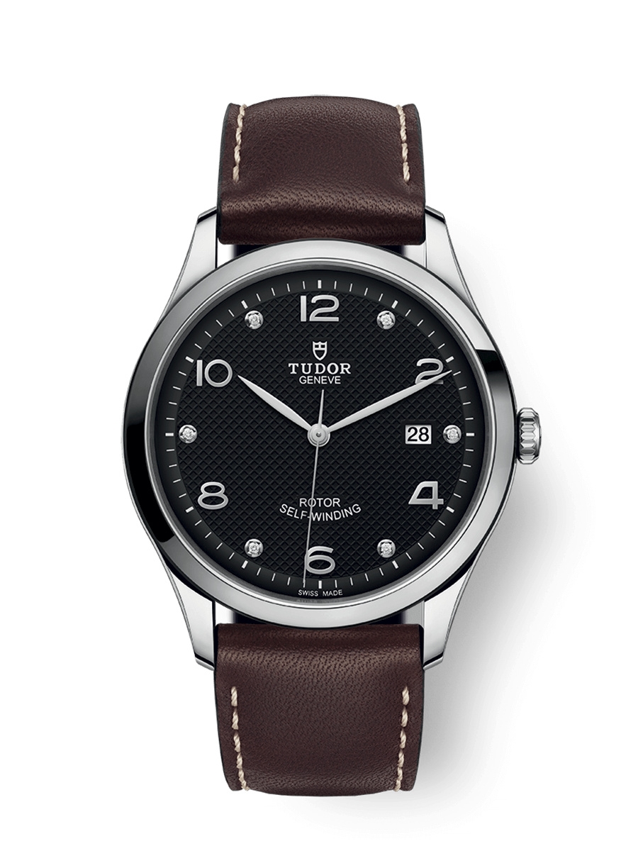 Tudor 91650-0009 : 1926 41 Stainless Steel / Black - Diamond / Strap