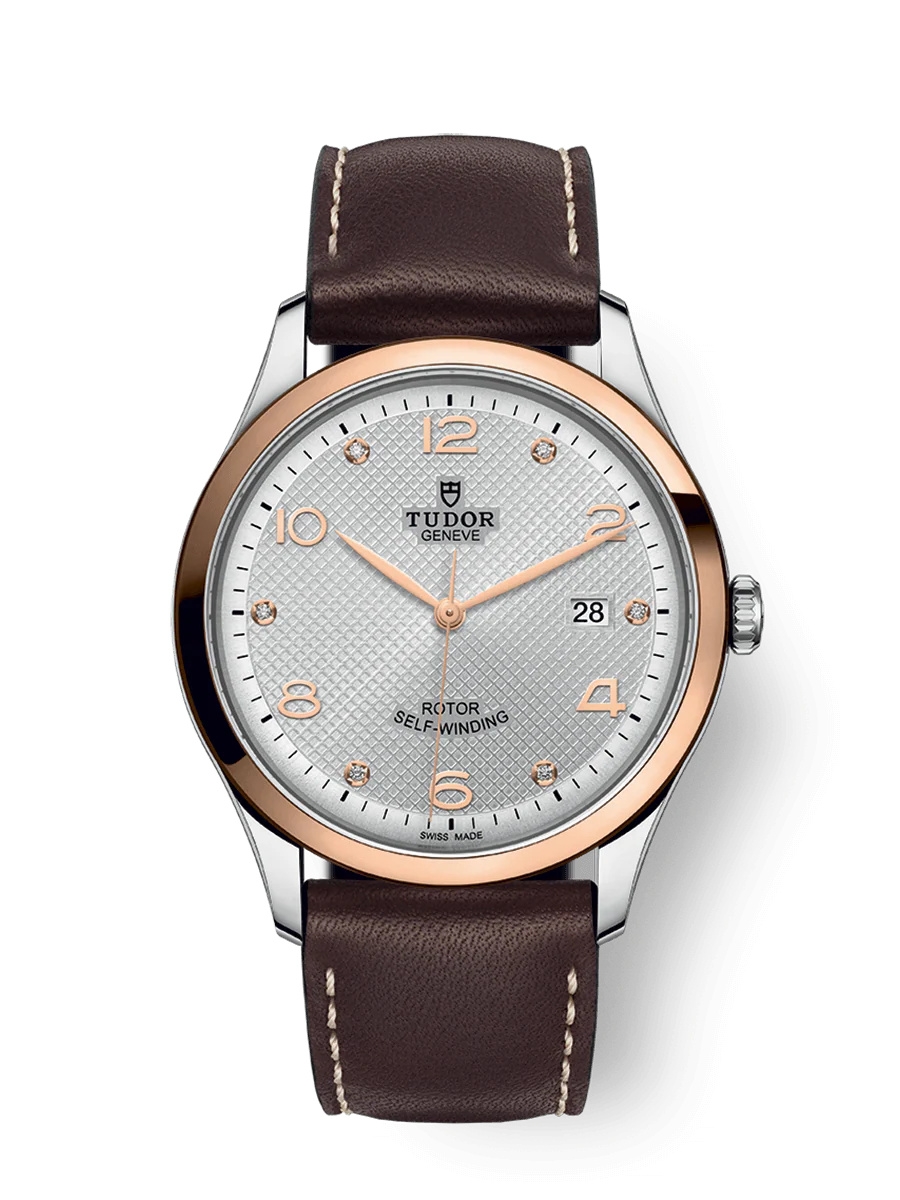 Tudor 91651-0006 : 1926 41 Stainless Steel / Rose Gold / Silver - Diamond / Strap