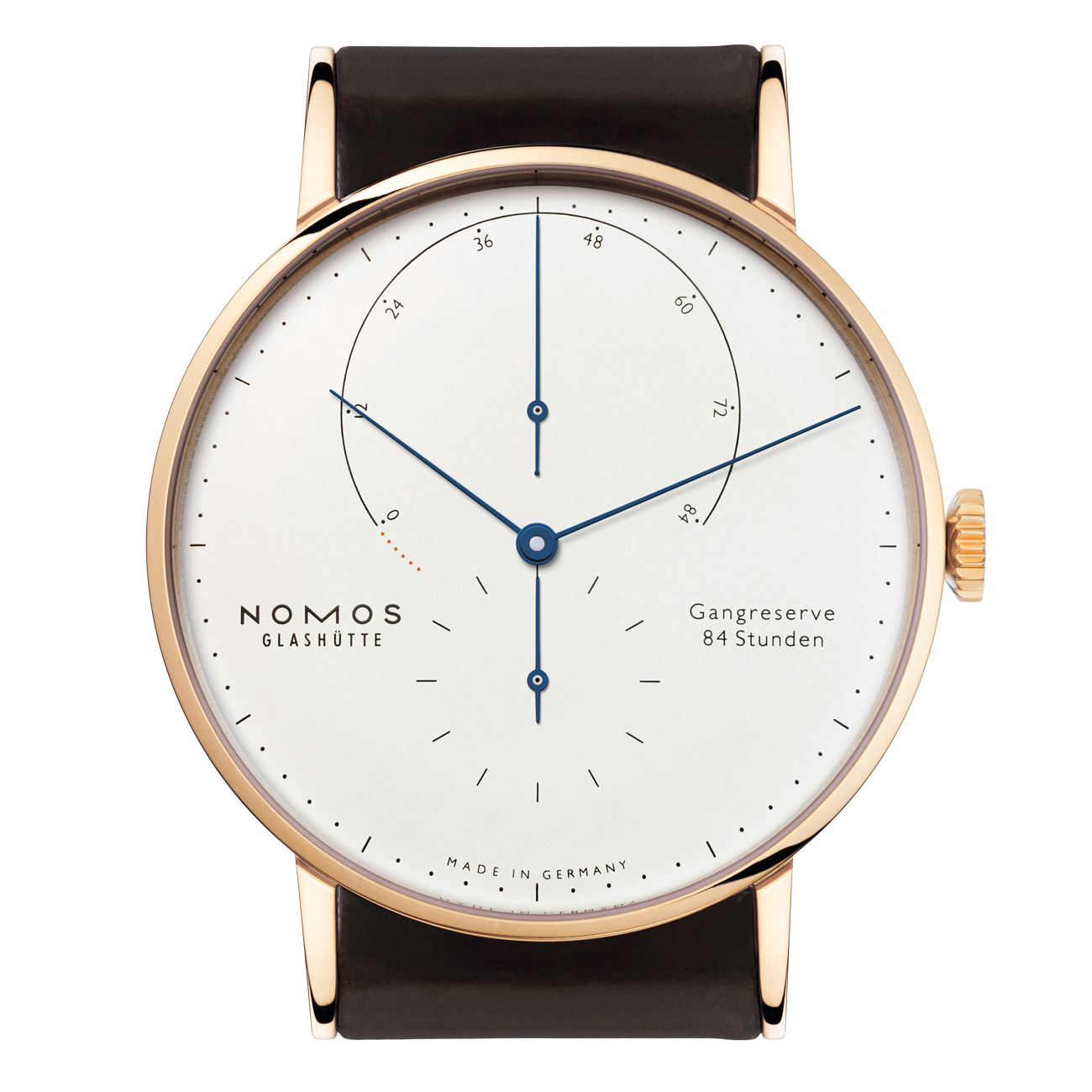 Nomos Glashütte 932 : Lambda Roségold Blue Hands