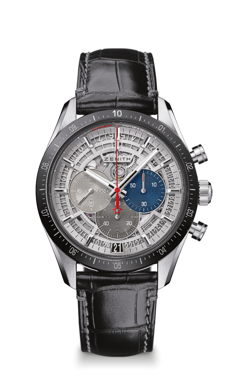 Zenith 95.3001.3600/69.C817 : Chronomaster 2 Titanium / Skeleton / Alligator