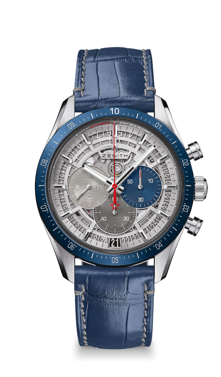 Zenith 95.3002.3600/69.C818 : Chronomaster 2 Titanium / Skeleton / Alligator