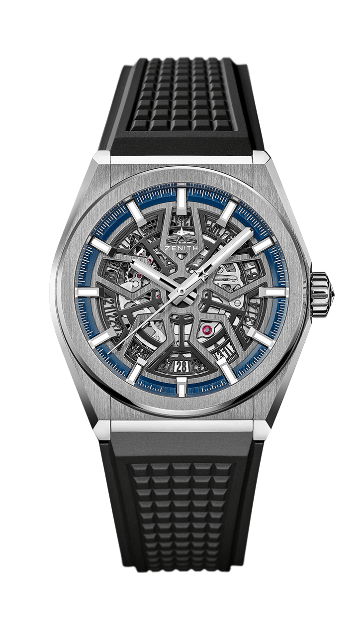 Zenith 95.9000.670/78.R782 : Defy Classic Titanium / Skeleton / Rubber