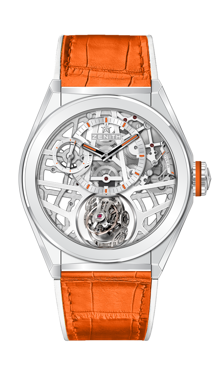Zenith 95.9001.8812/77.R591 : Defy Zero G Titanium / Skeleton / Alligator / Swizz Beatz