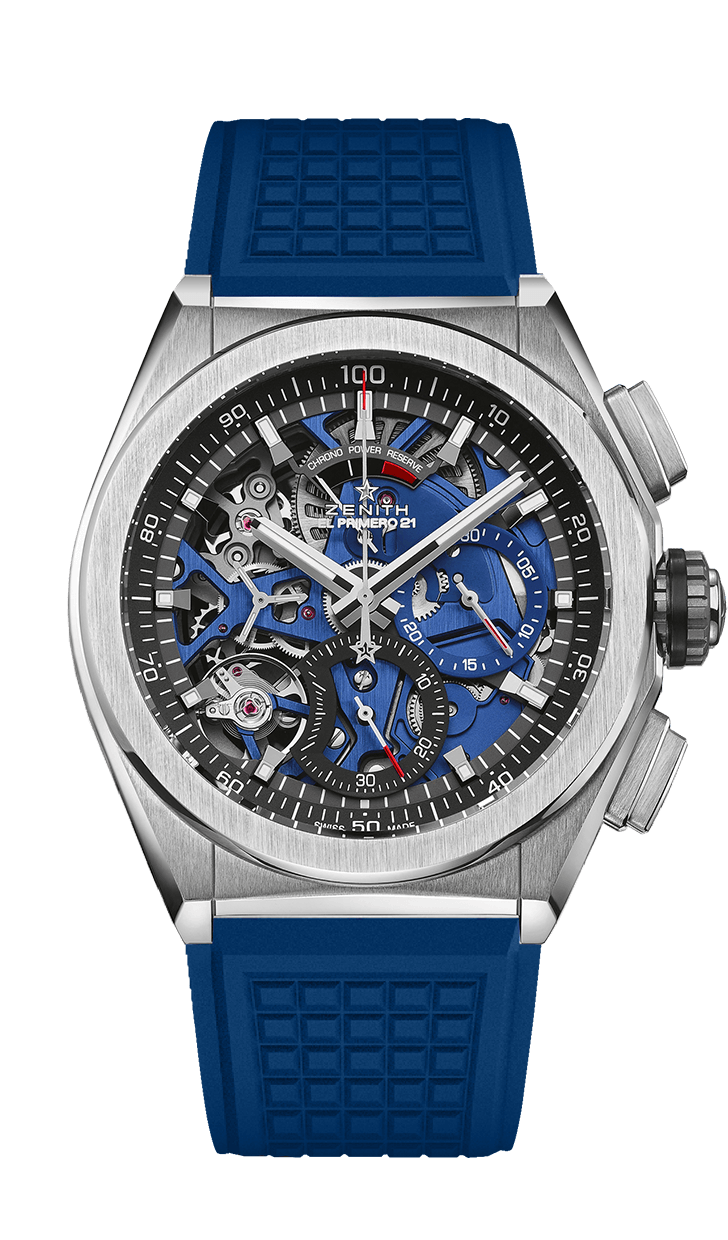 Zenith 95.9002.9004/78.R590 : Defy El Primero 21 Titanium / Skeleton / Rubber