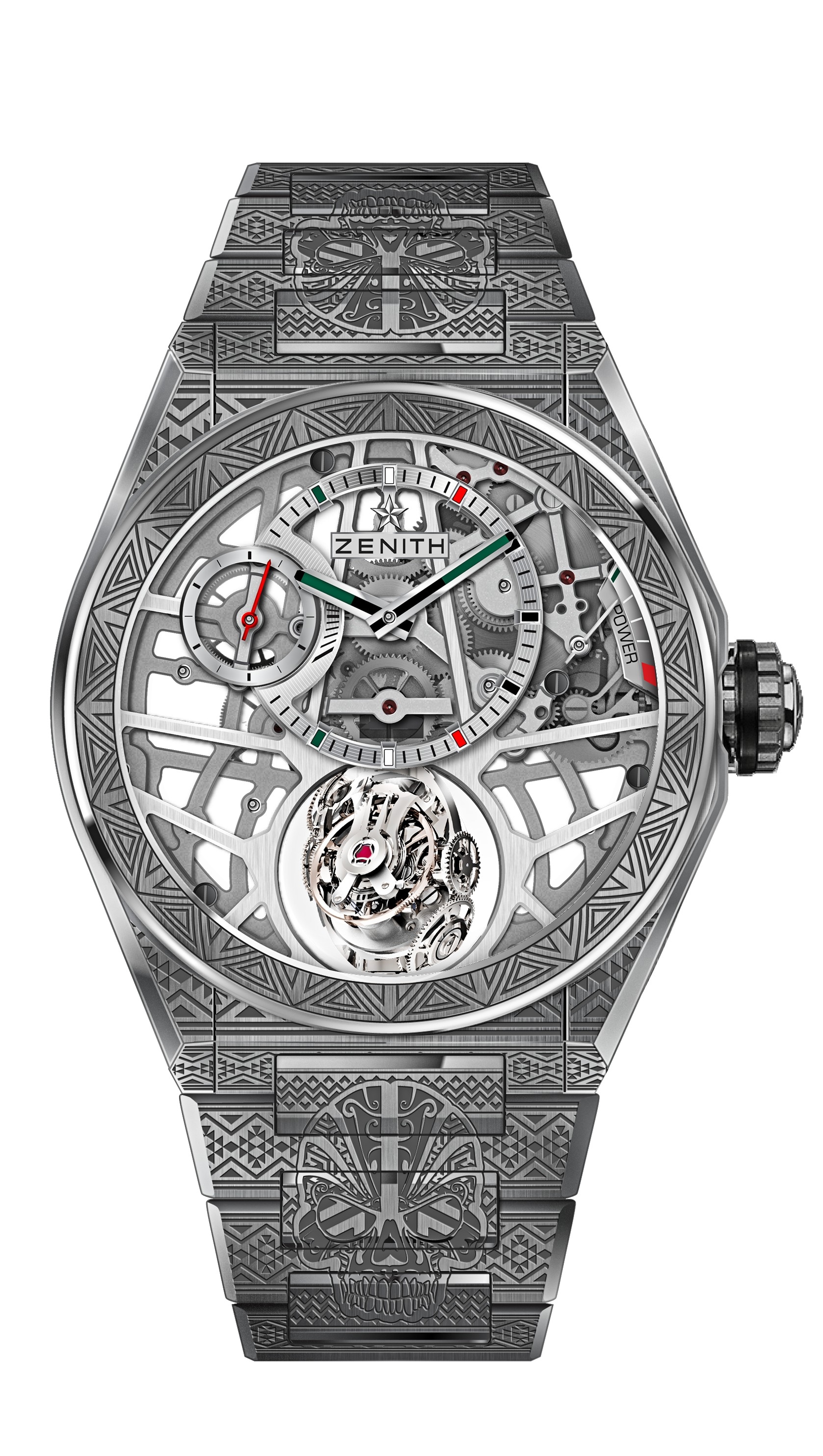 Zenith 95.9003.8812/80.M9002 : Defy Zero G Titanium / Skull Edition