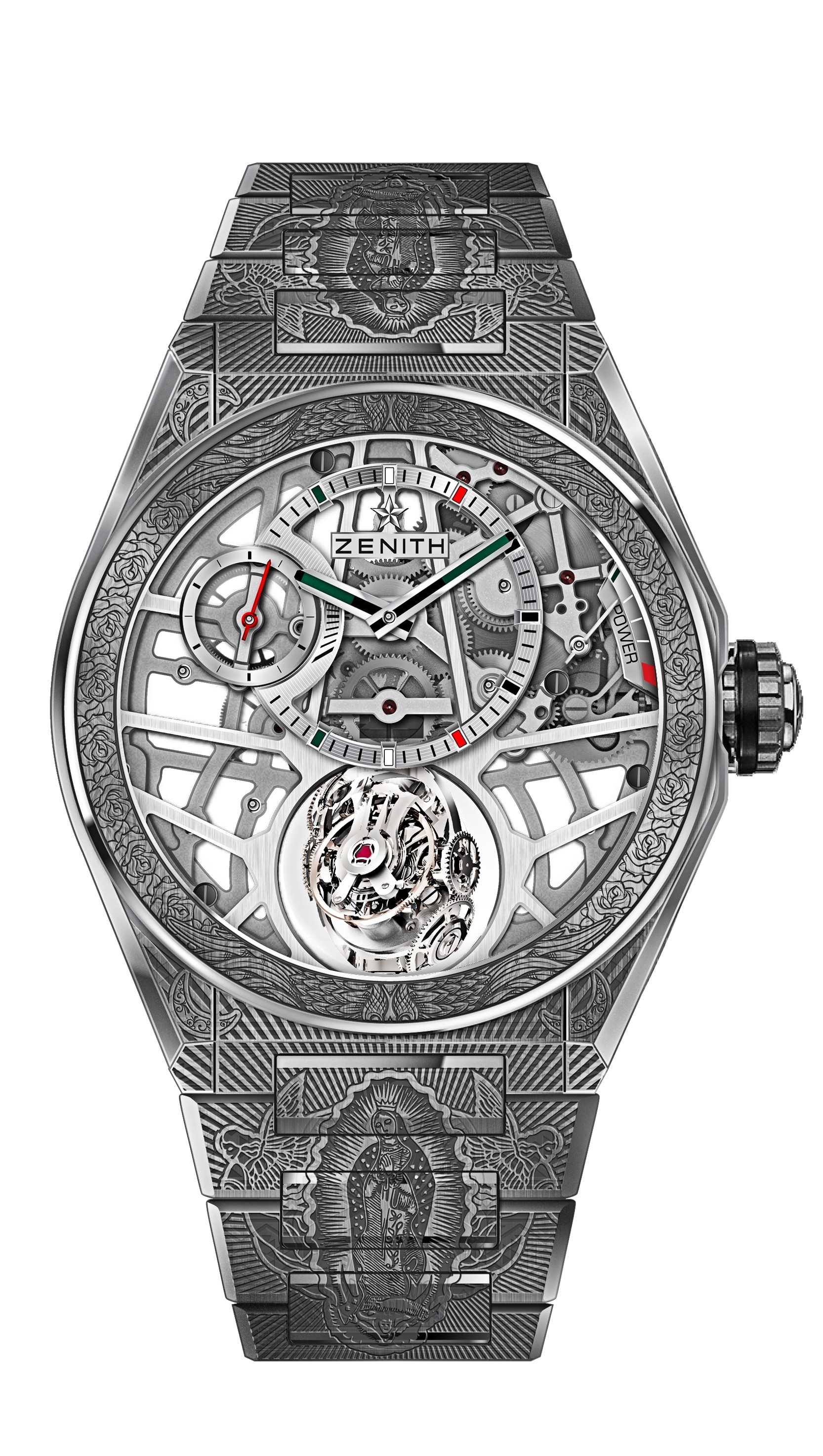 Zenith 95.9004.8812/80.M9003 : Defy Zero G Titanium / Virgen de Guadelupe Edition