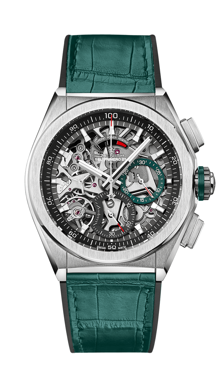 Zenith 95.9004.9004/78.R589 : Defy El Primero 21 Titanium / Skeleton / Alligator / Vendôme Limited Edition