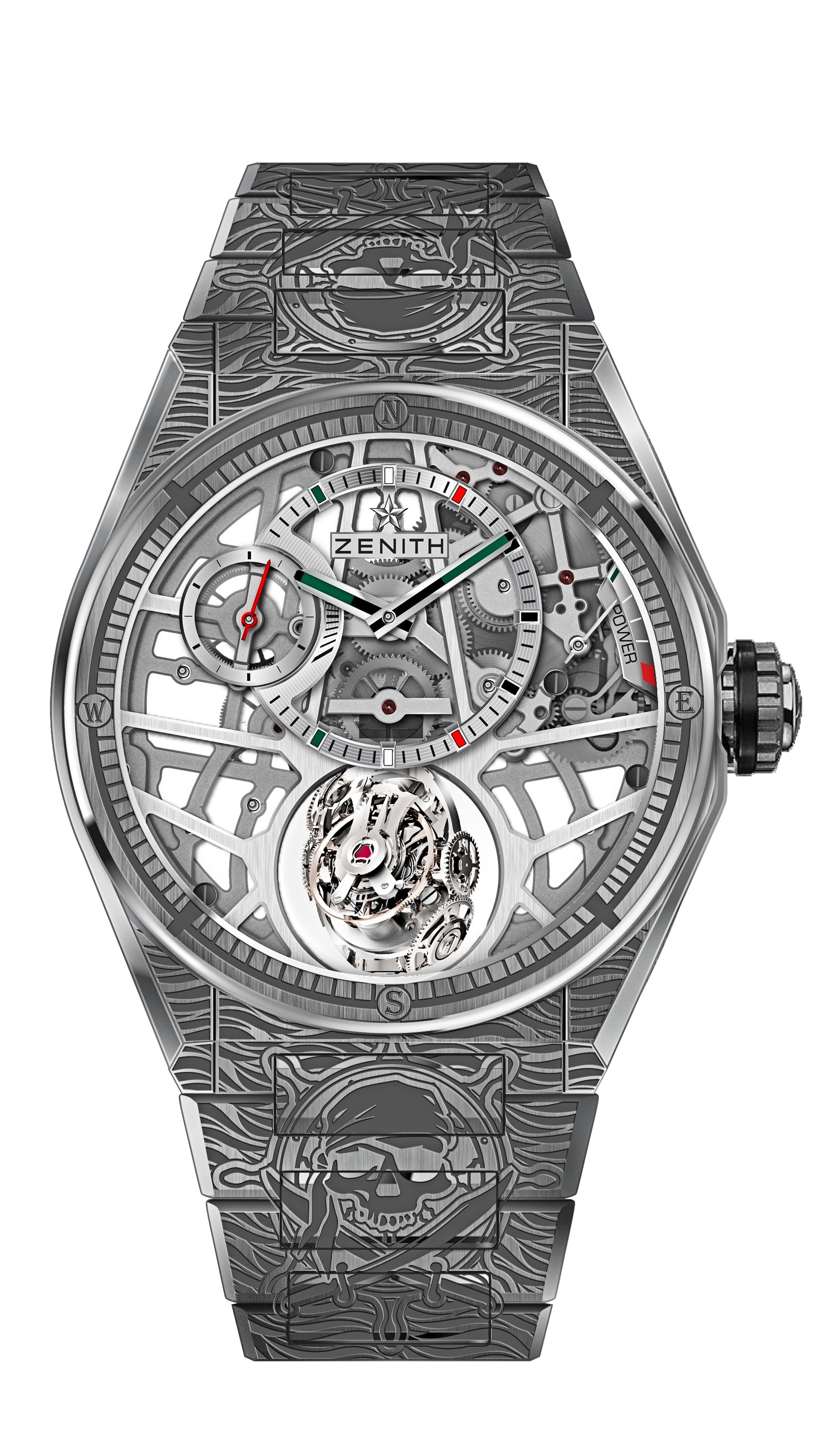 Zenith 95.9005.8812/80.M9004  :  Defy Zero G Titanium / Pirates Edition