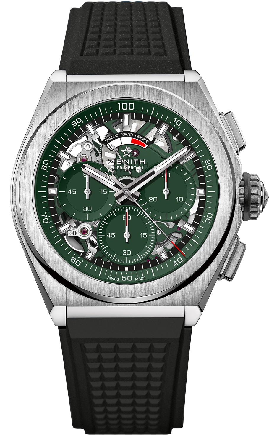 Zenith 95.9016.9004/08.R782 : Defy El Primero 21 Dubai Mall / Rubber