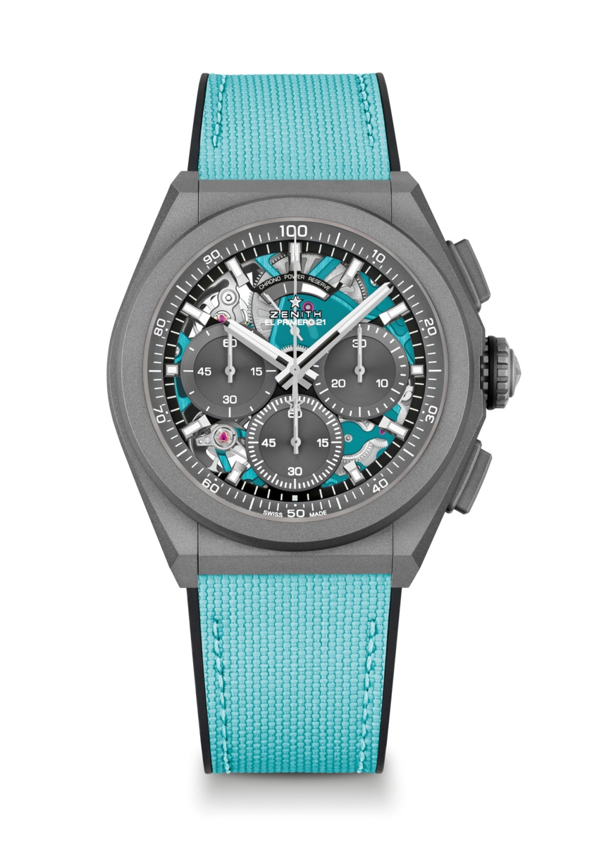 Zenith 97.9001.9004-8/80.R955.T3/P : Defy 21 Ultra Colour Turquoise