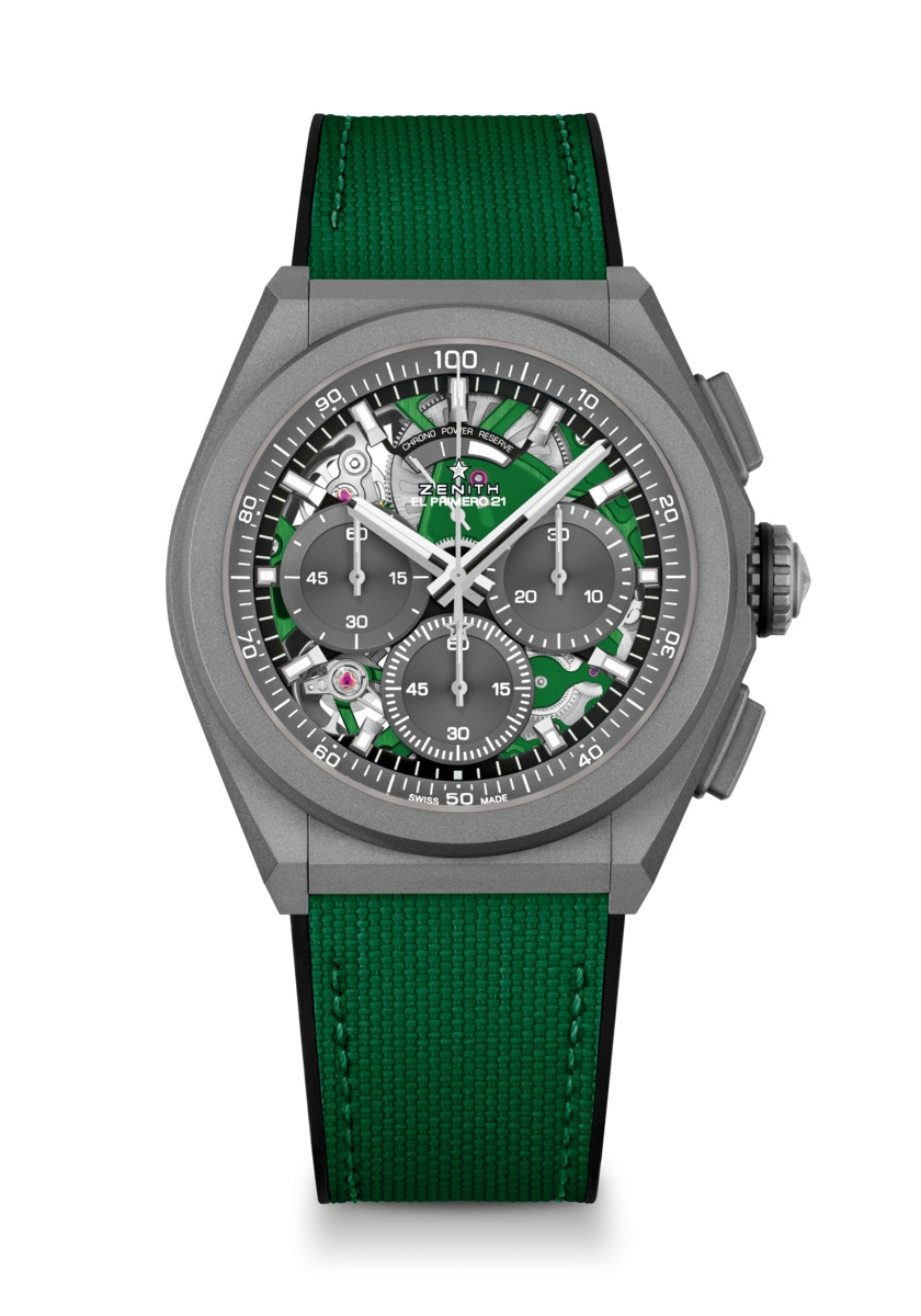 Zenith 97.9001.9004/80.R943.T3/P : Defy 21 Ultra Colour Green