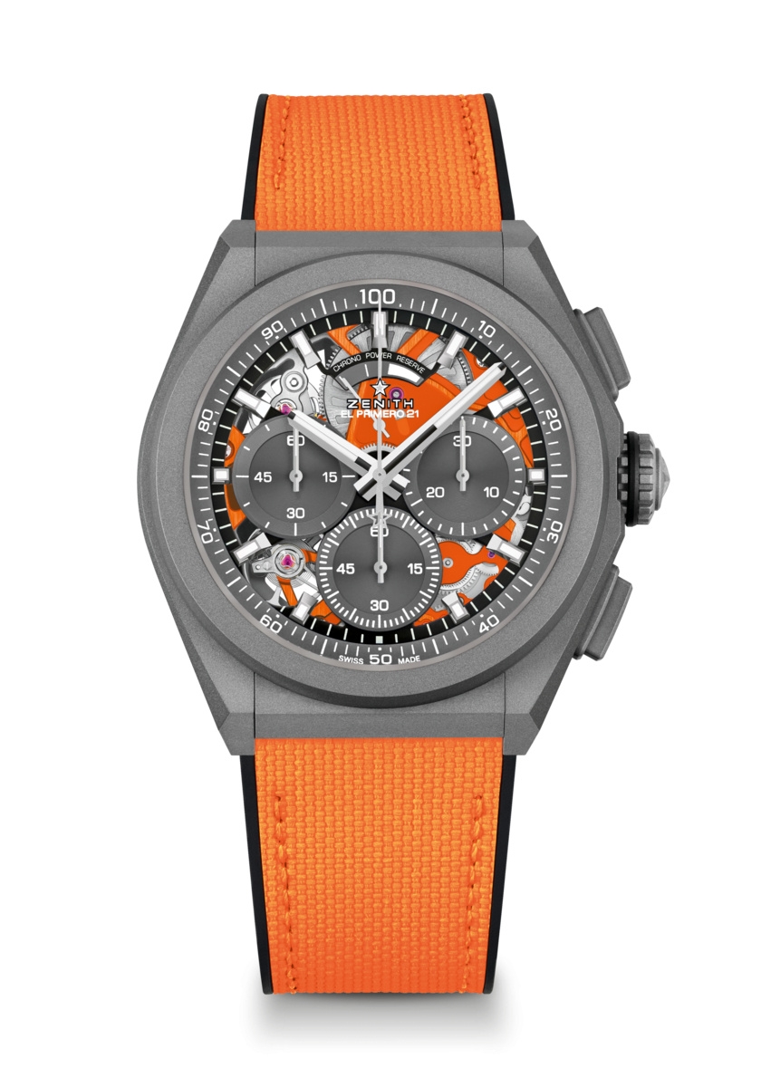 Zenith 97.9001.9004/80.R944.T3/P : Defy 21 Ultra Colour Orange