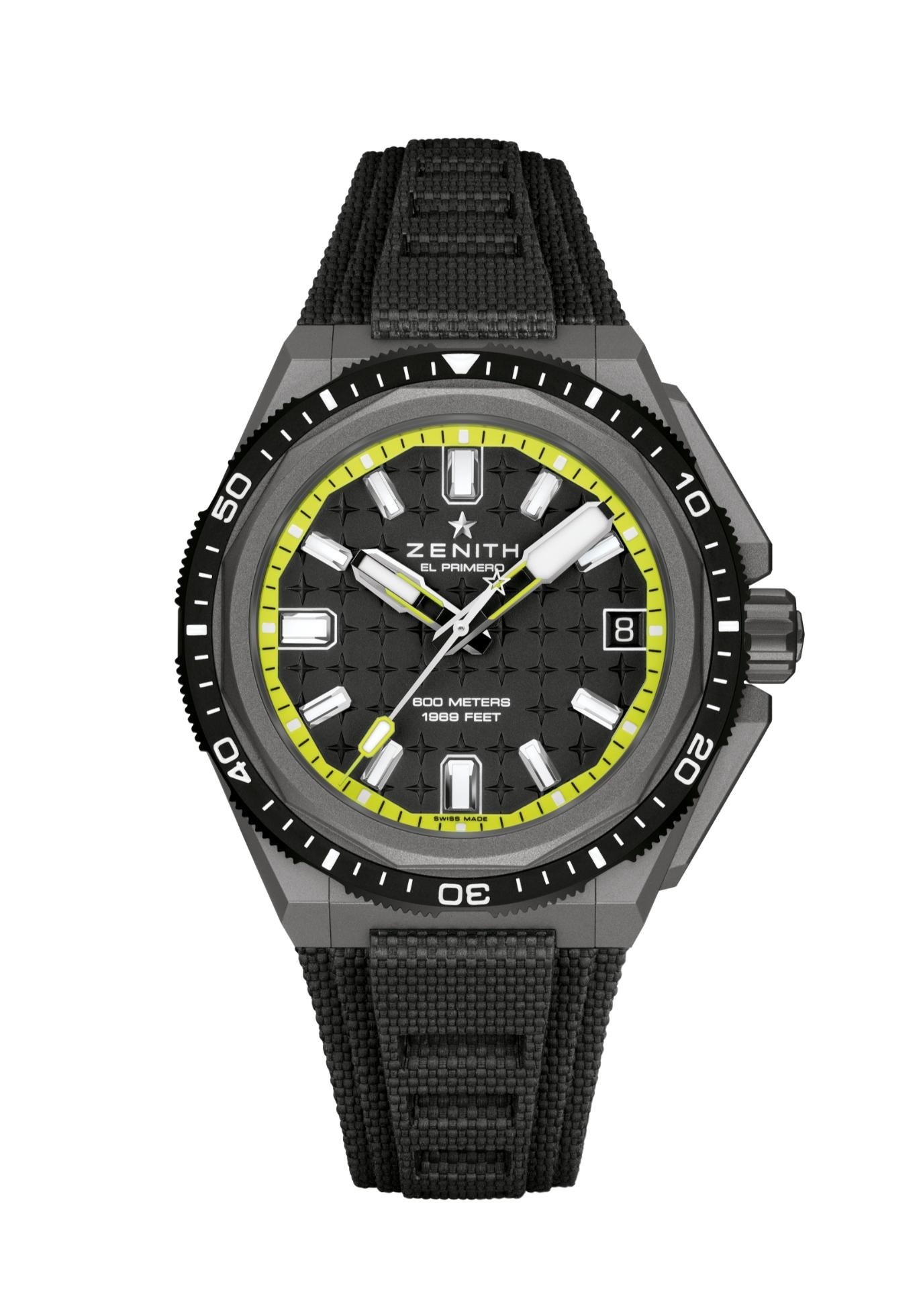 Zenith 97.9600.3620/21.I300 : Defy Extreme Diver Shadow / Rubber
