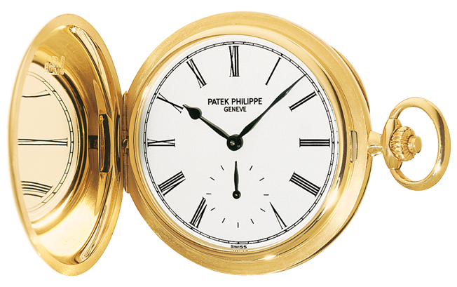 Patek Philippe 980J-010 : Pocket Watch Savonette Yellow Gold / White