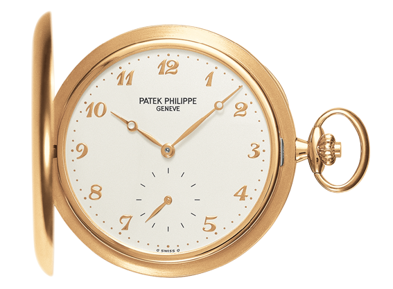 Patek Philippe 980J-011 : Pocket Watch Savonette Yellow Gold / Silver