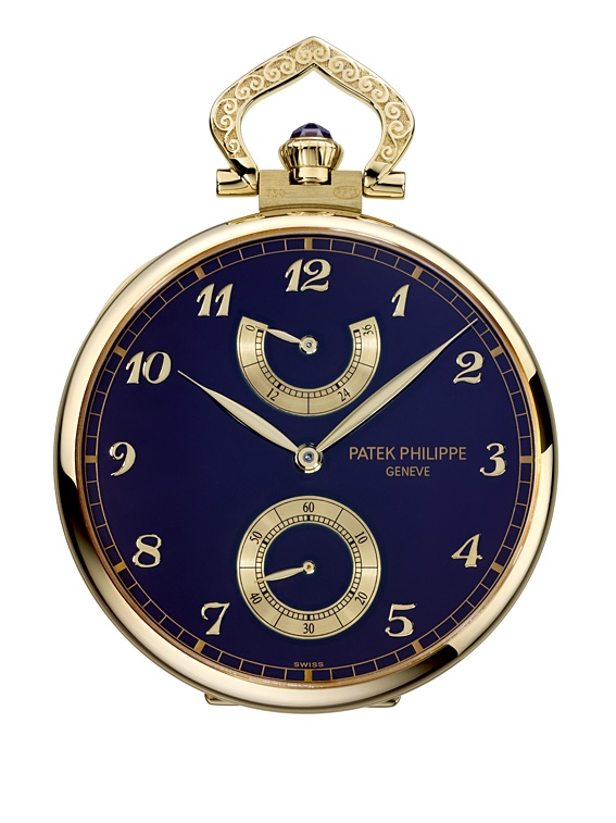 Patek Philippe 982/130J  : Pocket Watch Lepine Power Reserve Yellow Gold / Matryoshka Dolls